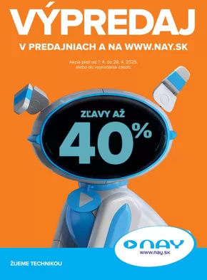 Katalóg NAY v Banská Bystrica | Leták Apríl 2025 | 2025-04-07T00:00:00.000Z - 2025-04-28T00:00:00.000Z