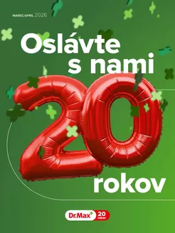 Katalóg Dr Max v Žilina | Letak 20. vyrocie 1 compressed | 2026-03-01T00:00:00.000Z - 2026-04-30T00:00:00.000Z