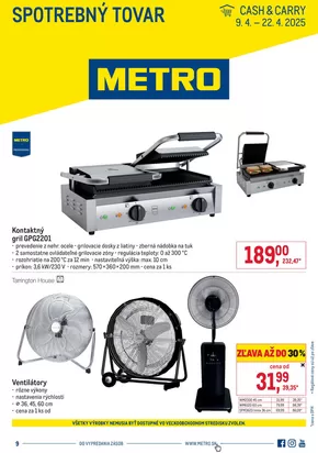 Katalóg METRO | Spotrebný tovar | 2025-04-09T00:00:00.000Z - 2025-04-22T00:00:00.000Z