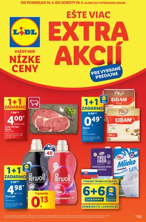 Katalóg Lidl v Prešov | Ponuky pre lovcov výhodných ponúk | 2025-04-14T00:00:00.000Z - 2025-04-20T00:00:00.000Z
