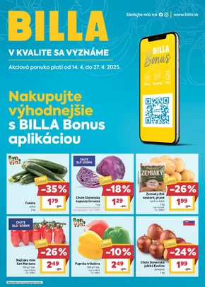 Katalóg Billa v Prešov | Nové ponuky na objavenie | 2025-04-14T00:00:00.000Z - 2025-04-27T00:00:00.000Z