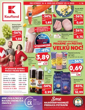 Katalóg Kaufland v Prešov | Najlepšie ponuky pre šetrných | 2025-04-16T00:00:00.000Z - 2025-04-23T00:00:00.000Z