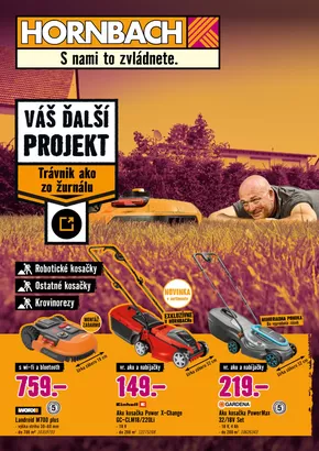 Katalóg HORNBACH | Váš ďalší projekt - Trávnik ako zo žurnálu | 2025-05-01T00:00:00.000Z - 2025-05-15T00:00:00.000Z