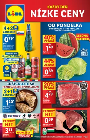Katalóg Lidl v Bratislava | Platný od pondelka 05. 05. 2025 | 2025-05-05T00:00:00.000Z - 2025-05-11T00:00:00.000Z