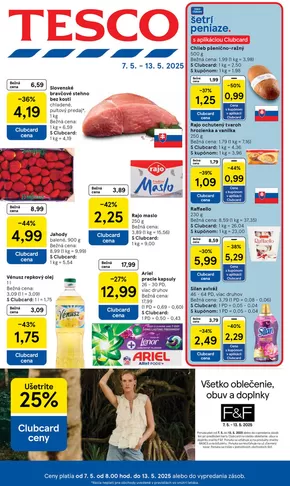 Katalóg Tesco | Aktuálne ponuky a akcie | 2025-05-07T00:00:00.000Z - 2025-05-13T00:00:00.000Z