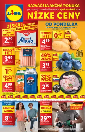 Katalóg Lidl | Platný od pondelka 12. 05. 2025 | 2025-05-12T00:00:00.000Z - 2025-05-18T00:00:00.000Z