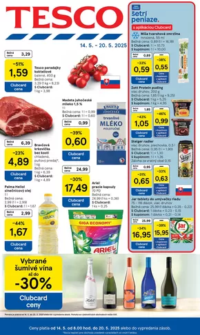Katalóg Tesco v Prešov | Naše najlepšie ponuky pre vás | 2025-05-14T00:00:00.000Z - 2025-05-20T00:00:00.000Z