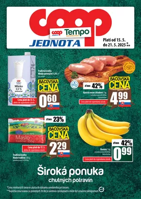 Katalóg COOP Jednota v Krompachy | Ušetrite teraz s našimi ponukami | 2025-05-15T00:00:00.000Z - 2025-05-21T00:00:00.000Z