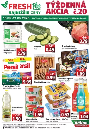 Katalóg Fresh v Krompachy | Týždenná akcia FRESH Plus | 2025-05-15T00:00:00.000Z - 2025-05-21T00:00:00.000Z