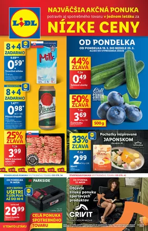 Katalóg Lidl v Banská Bystrica | Platný od pondelka 19. 05. 2025 | 2025-05-19T00:00:00.000Z - 2025-05-25T00:00:00.000Z
