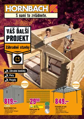 Katalóg HORNBACH | Váš ďalší projekt - Záhradné stavby | 2025-06-03T00:00:00.000Z - 2025-06-17T00:00:00.000Z