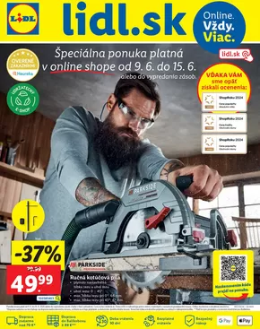 Katalóg Lidl v Bratislava | Platný od 09. 06. 2025 | 2025-06-05T00:00:00.000Z - 2025-06-15T00:00:00.000Z