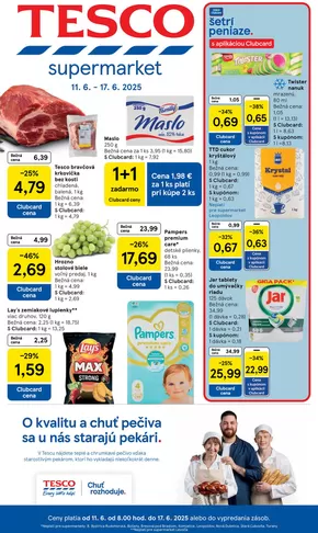 Katalóg Tesco | Veľký výber ponúk | 2025-06-11T00:00:00.000Z - 2025-06-17T00:00:00.000Z