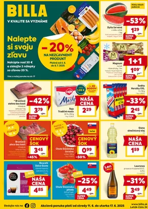 Katalóg Billa | Leták Billa | 2025-06-11T00:00:00.000Z - 2025-06-17T00:00:00.000Z