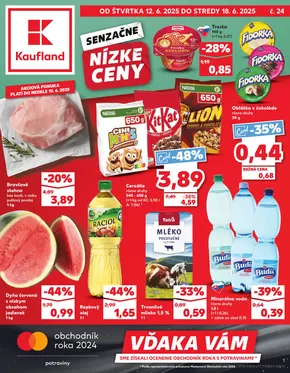Katalóg Kaufland v Šamorín | Objavte atraktívne ponuky | 2025-06-12T00:00:00.000Z - 2025-06-18T00:00:00.000Z