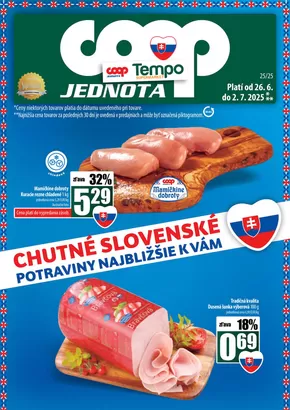 Katalóg COOP Jednota v Zvolen | Leták COOP Jednota | 2025-06-26T00:00:00.000Z - 2025-07-03T00:00:00.000Z