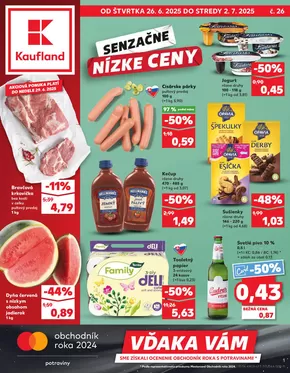 Katalóg Kaufland v Liptovský Mikuláš | Naše najlepšie ponuky pre vás | 2025-06-26T00:00:00.000Z - 2025-07-02T00:00:00.000Z