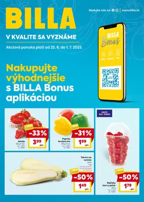 Katalóg Billa v Bratislava | Najlepšie ponuky pre lovcov výhodných ponúk | 2025-06-25T00:00:00.000Z - 2025-07-01T00:00:00.000Z