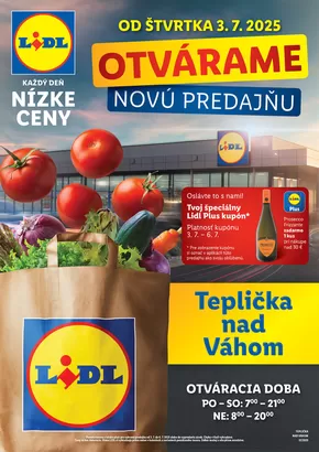 Katalóg Lidl v Šahy | Ponuka platná od 03. 07. 2025 | 2025-07-03T00:00:00.000Z - 2025-07-06T00:00:00.000Z