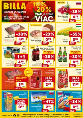 Katalóg Billa v Žilina | Ponuky pre lovcov výhodných ponúk | 2025-07-02T00:00:00.000Z - 2025-07-08T00:00:00.000Z