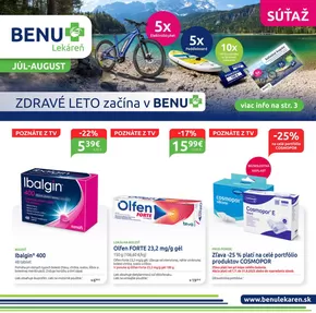 Katalóg Benu Lekáreň v Levoča | Benu Lekáreň Leták | 2025-07-01T00:00:00.000Z - 2025-08-31T00:00:00.000Z