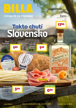 Katalóg Billa v Žilina | Ponuky pre lovcov výhodných ponúk | 2025-02-26T00:00:00.000Z - 2025-03-25T00:00:00.000Z