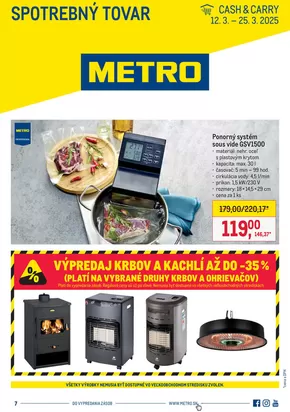 Katalóg METRO v Svätý Jur | Spotrebný tovar | 2025-03-12T00:00:00.000Z - 2025-03-25T00:00:00.000Z