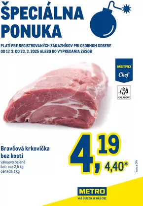 Katalóg METRO v Svätý Jur | Špeciálna ponuka | 2025-03-17T00:00:00.000Z - 2025-03-23T00:00:00.000Z