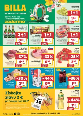 Katalóg Billa | Ponuky pre lovcov výhodných ponúk | 2025-03-19T00:00:00.000Z - 2025-03-25T00:00:00.000Z