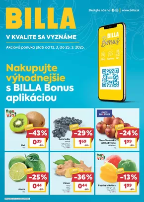 Katalóg Billa | Exkluzívne ponuky a výhodné ponuky | 2025-03-12T00:00:00.000Z - 2025-03-25T00:00:00.000Z