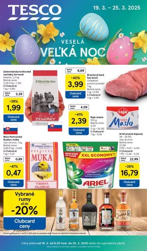 Katalóg Tesco | Exkluzívne ponuky pre našich zákazníkov | 2025-03-19T00:00:00.000Z - 2025-03-25T00:00:00.000Z