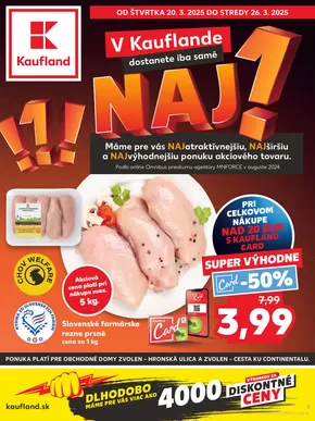 Katalóg Kaufland v Bytča | Objavte atraktívne ponuky | 2025-03-20T00:00:00.000Z - 2025-03-26T00:00:00.000Z
