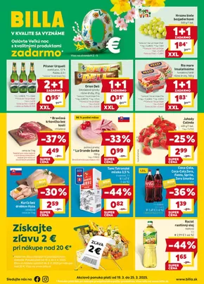 Katalóg Billa | Aktuálne špeciálne akcie | 2025-03-19T00:00:00.000Z - 2025-03-25T00:00:00.000Z