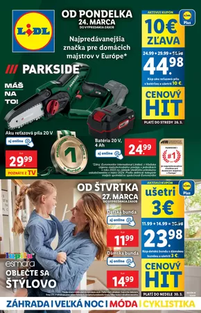 Katalóg Lidl | Exkluzívne ponuky pre našich zákazníkov | 2025-03-24T00:00:00.000Z - 2025-03-30T00:00:00.000Z
