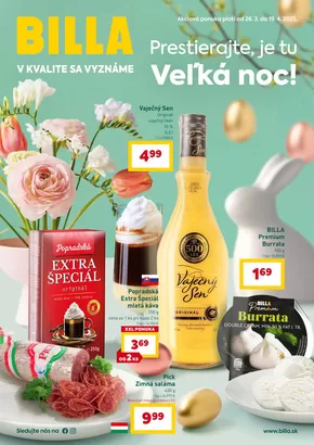 Katalóg Billa v Prešov | Skvelá ponuka pre lovcov výhodných ponúk | 2025-03-26T00:00:00.000Z - 2025-04-19T00:00:00.000Z